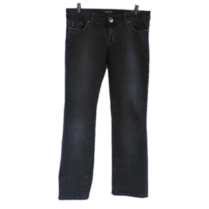 Moto UK Design Low Rise Straight Leg Dark Blue Jeans Women's Size 30